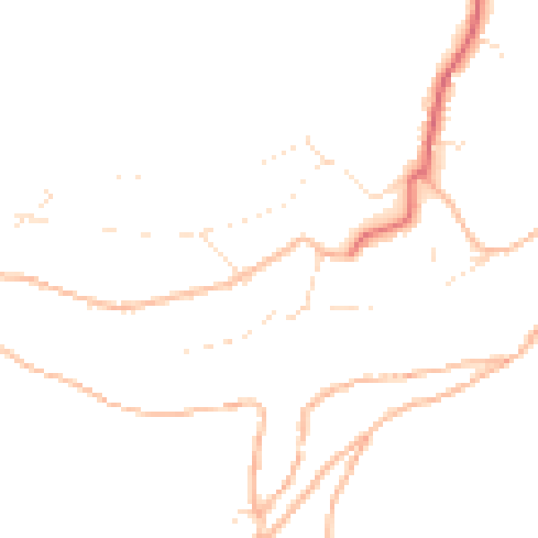 Daytime road noise heatmap for PL8 1BH