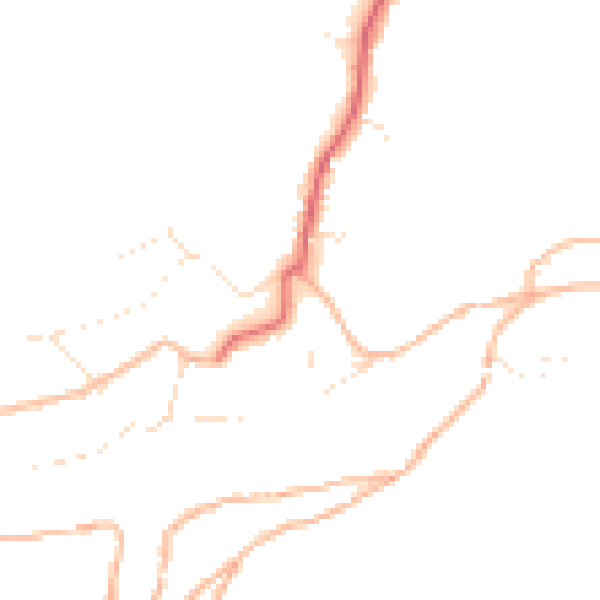 Daytime road noise heatmap for PL8 1BP