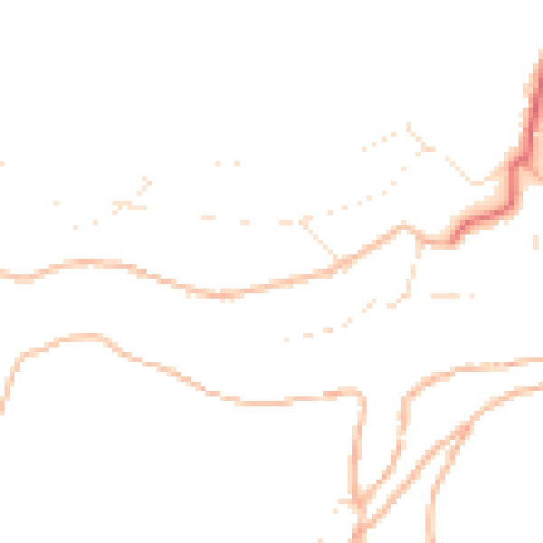 Daytime road noise heatmap for PL8 1BQ