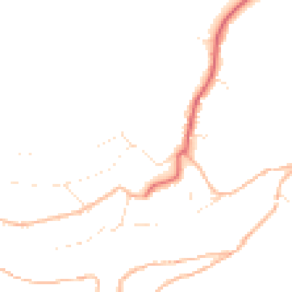 Daytime road noise heatmap for PL8 1DL