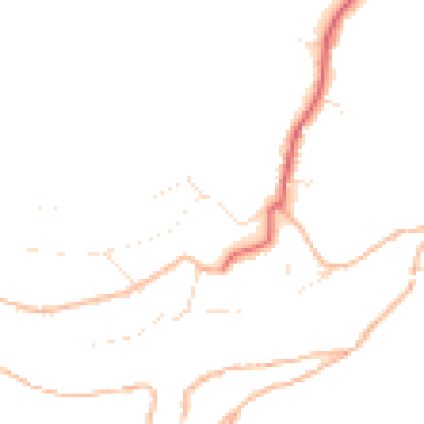 Daytime road noise heatmap for PL8 1DN