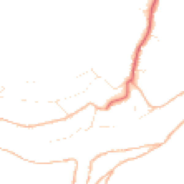 Daytime road noise heatmap for PL8 1DR