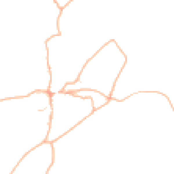 Daytime road noise heatmap for PL8 1LZ
