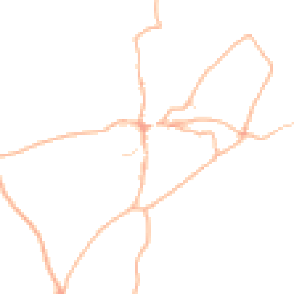 Daytime road noise heatmap for PL8 1ND