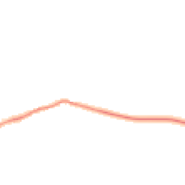 Night-time road noise heatmap for PL8 2BT