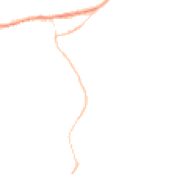 Night-time road noise heatmap for PL8 2DY