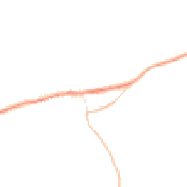 Night-time road noise heatmap for PL8 2EA