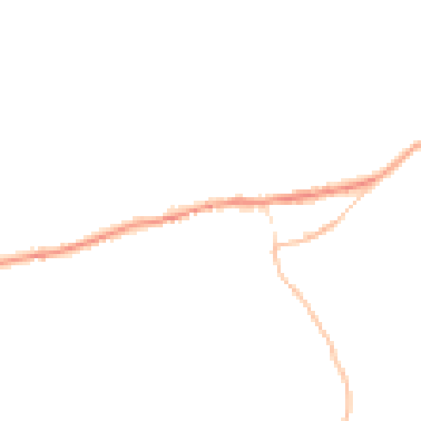 Night-time road noise heatmap for PL8 2HA
