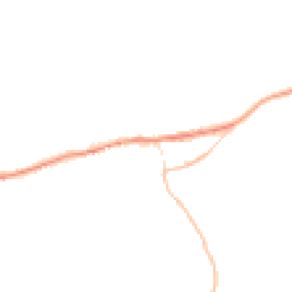Night-time road noise heatmap for PL8 2HL