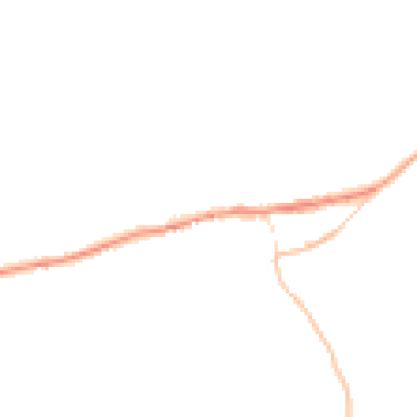 Night-time road noise heatmap for PL8 2JW