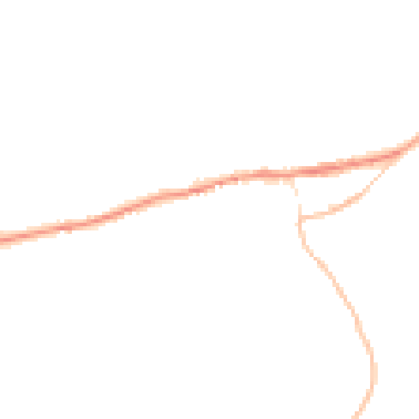 Night-time road noise heatmap for PL8 2LA