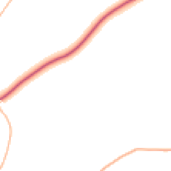 Daytime road noise heatmap for PL8 2NH