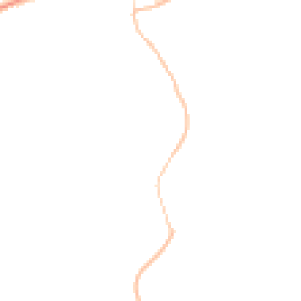 Night-time road noise heatmap for PL8 2NT