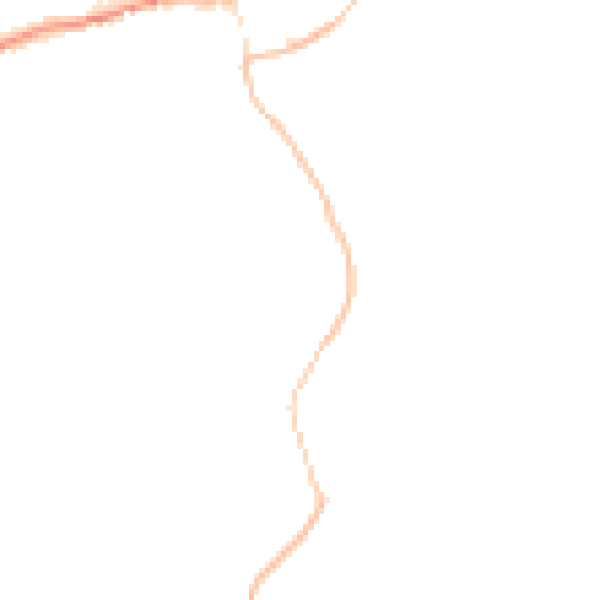 Night-time road noise heatmap for PL8 2NU
