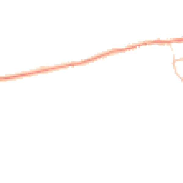 Night-time road noise heatmap for PL8 2NX