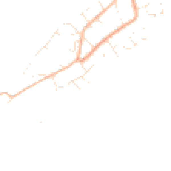 Daytime road noise heatmap for PL9 0AF