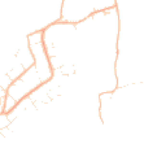 Daytime road noise heatmap for PL9 0BJ