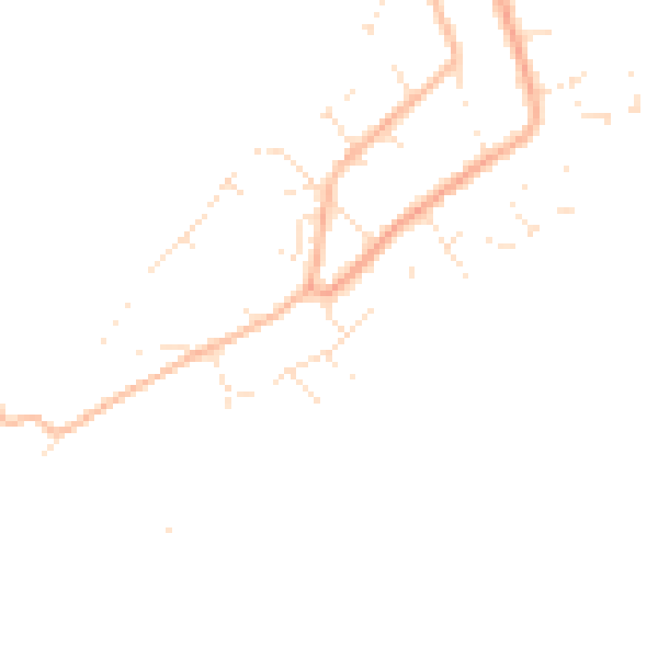 Daytime road noise heatmap for PL9 0DA
