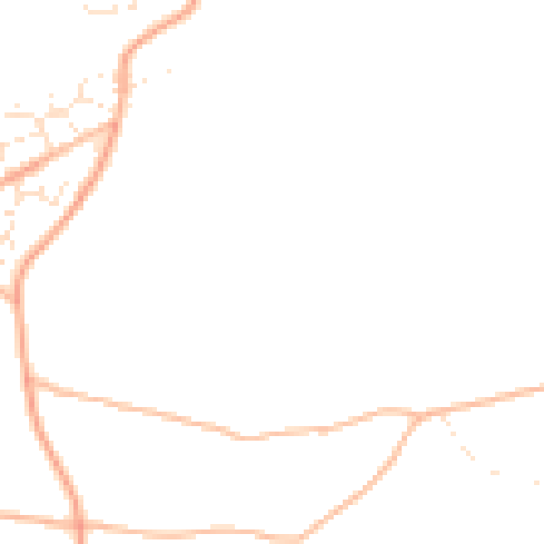 Daytime road noise heatmap for PL9 0DE