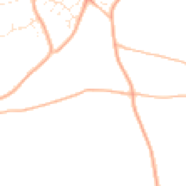 Daytime road noise heatmap for PL9 0DG