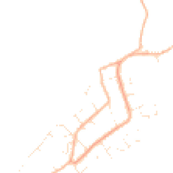 Daytime road noise heatmap for PL9 0EX