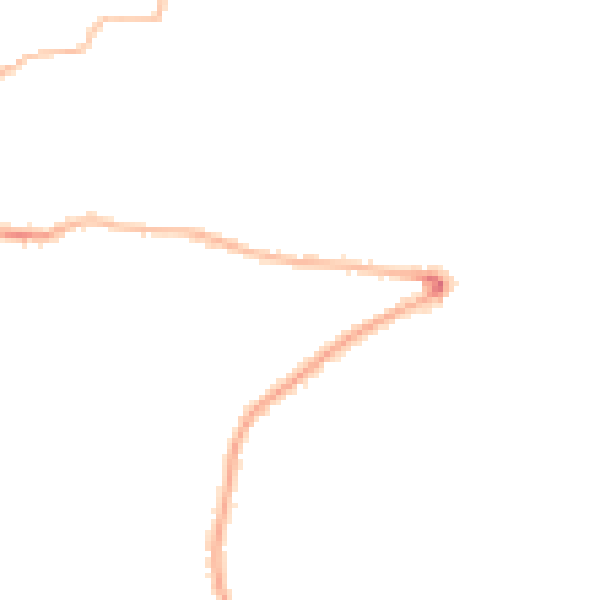 Night-time road noise heatmap for PL9 7BB