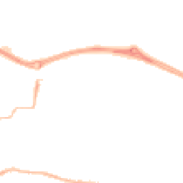 Night-time road noise heatmap for PL9 7DR