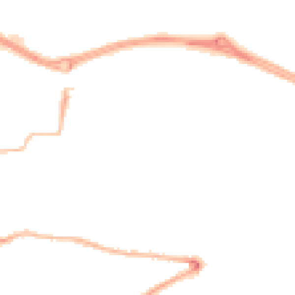 Night-time road noise heatmap for PL9 7DY