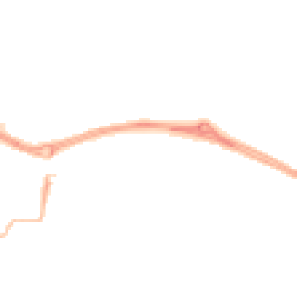 Night-time road noise heatmap for PL9 7ET