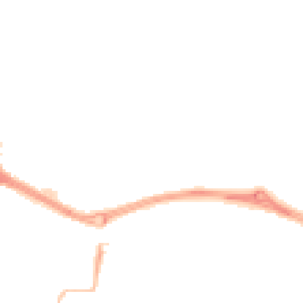 Night-time road noise heatmap for PL9 7FH