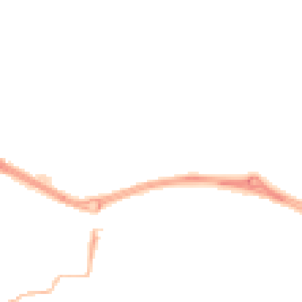 Night-time road noise heatmap for PL9 7FL