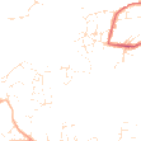 Daytime road noise heatmap for PL9 7NR