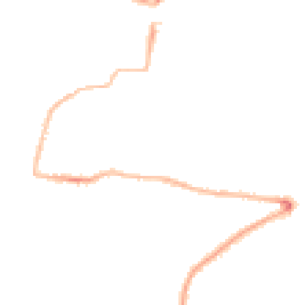Night-time road noise heatmap for PL9 7PF