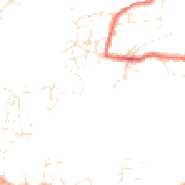 Daytime road noise heatmap for PL9 7PT