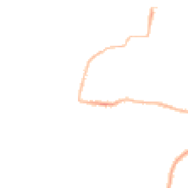 Night-time road noise heatmap for PL9 7QA