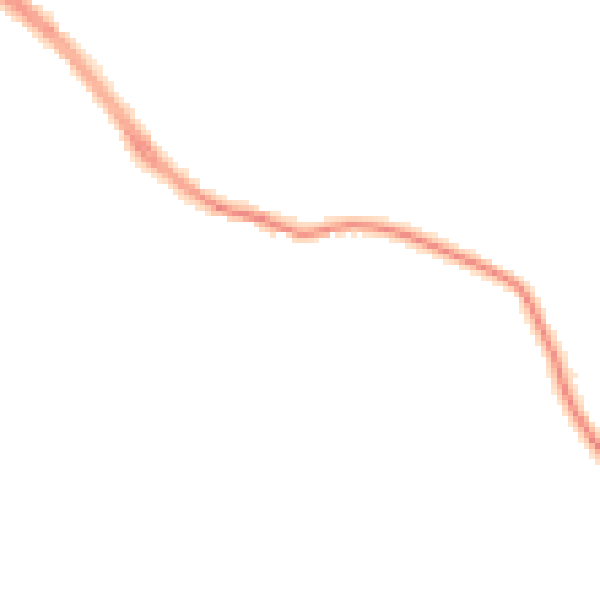 Night-time road noise heatmap for PL9 8EF