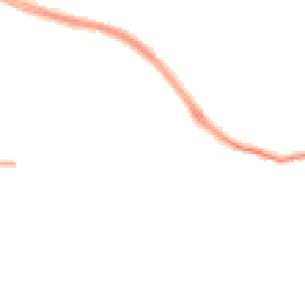 Night-time road noise heatmap for PL9 8EG