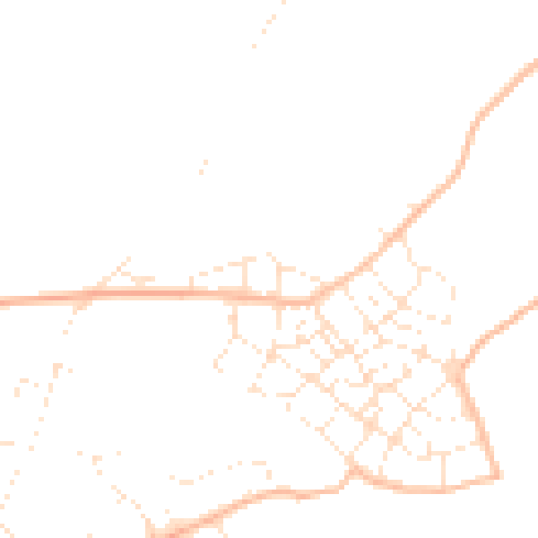 Daytime road noise heatmap for PL9 8FF