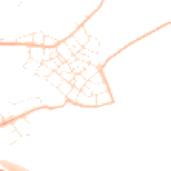 Daytime road noise heatmap for PL9 8GF