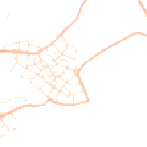 Daytime road noise heatmap for PL9 8GH