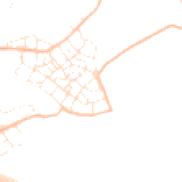 Daytime road noise heatmap for PL9 8GJ