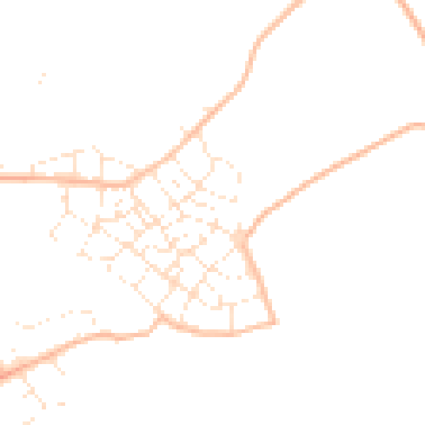 Daytime road noise heatmap for PL9 8GU
