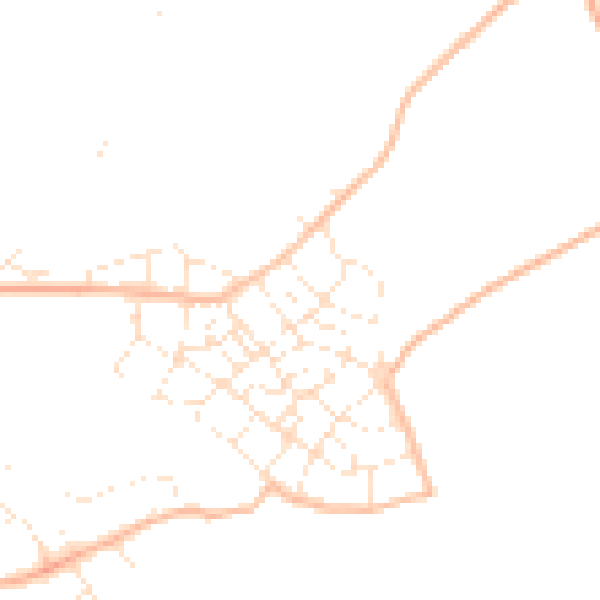 Daytime road noise heatmap for PL9 8PW