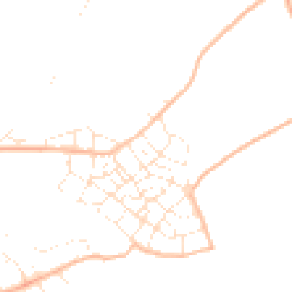 Daytime road noise heatmap for PL9 8QR