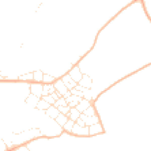 Daytime road noise heatmap for PL9 8SL