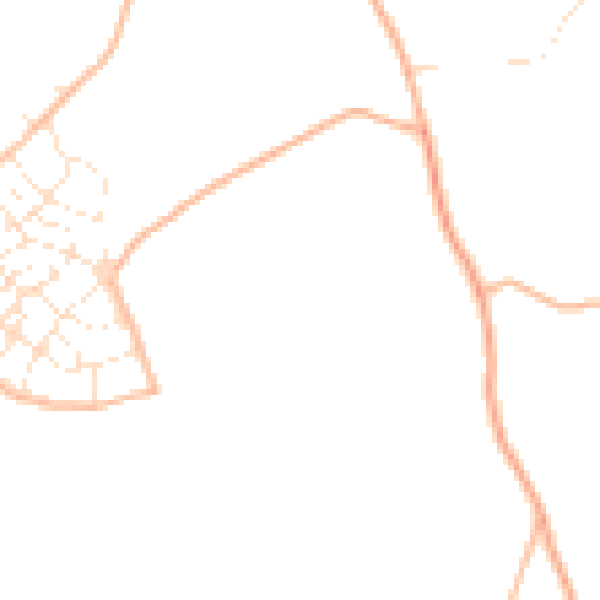 Daytime road noise heatmap for PL9 8WH