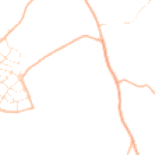 Daytime road noise heatmap for PL9 8WP