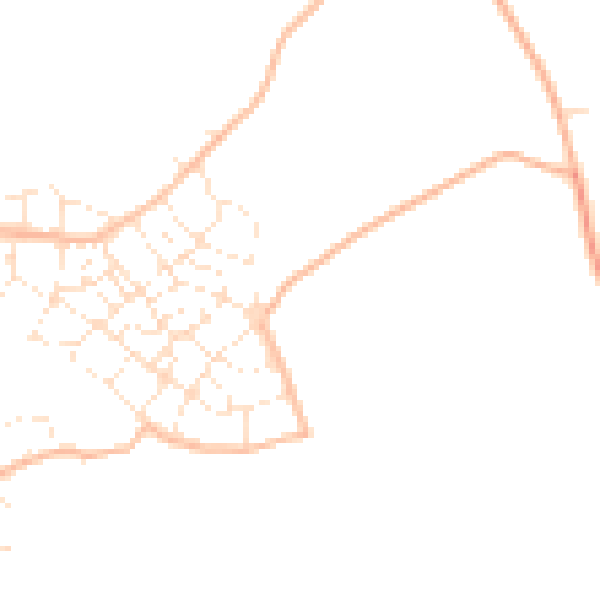 Daytime road noise heatmap for PL9 8XD