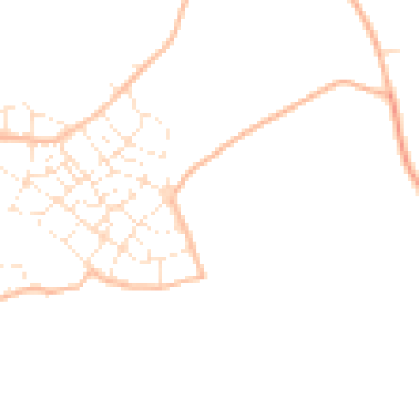 Daytime road noise heatmap for PL9 8XF