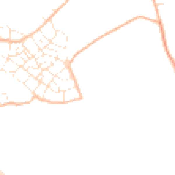 Daytime road noise heatmap for PL9 8XJ